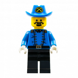 Фигурка Lego Western Cavalry General Adventure ww001 Б/У - Retromagaz