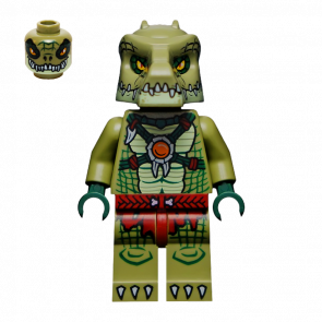 Фігурка Lego Crocodile Tribe Crocodile Warrior 2 Legends of Chima loc123 Б/У - Retromagaz