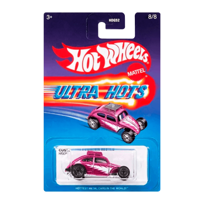 Тематична Машинка Hot Wheels Custom Volkswagen Beetle Ultra Hots 1:64 HDG52/HRX15 Pink - Retromagaz