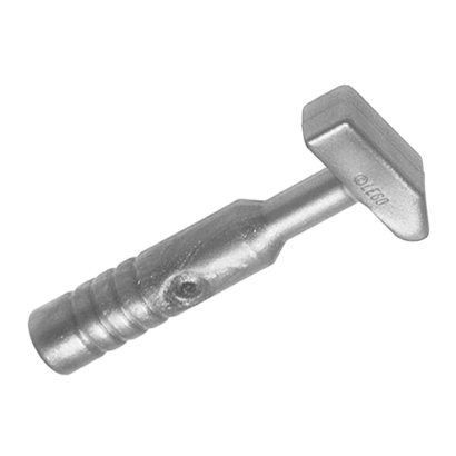 Госп. Інвентар Lego Cross Pein Hammer 3-Rib Handle 11402h 6103444 Flat Silver 4шт Б/У - Retromagaz