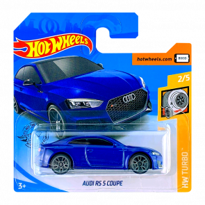 Машинка Базова Hot Wheels Audi RS 5 Coupe Turbo 1:64 GHD00 Metallic Blue - Retromagaz