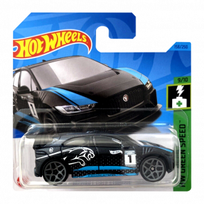 Машинка Базовая Hot Wheels Jaguar I-Pace eTrophy Green Speed 1:64 HKH60 Black