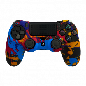 Чехол Силиконовый RMC PlayStation 4 Blot Blue Новый