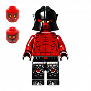 Фигурка Lego Lava Monster Army Crust Smasher Bare Chest Black Legs Nexo Knights nex027 Б/У