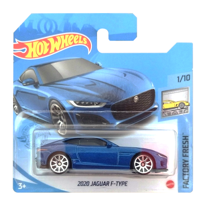 Машинка Базовая Hot Wheels 2020 Jaguar F-Type Factory Fresh 1:64 GRX29 Blue - Retromagaz