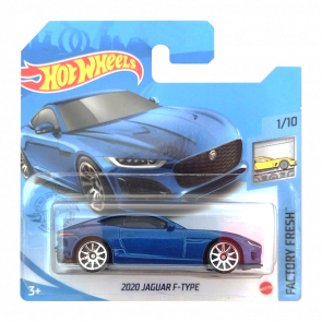 Машинка Базова Hot Wheels 2020 Jaguar F-Type Factory Fresh 1:64 GRX29 Blue - Retromagaz