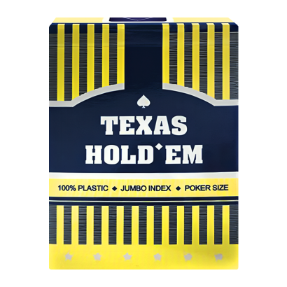 Карты Игральные Пластиковые Texas Holdem Blue - Retromagaz