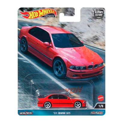 Машинка Premium Hot Wheels '01 BMW M5 Canyon Warriors 1:64 FPY86/HKC52 Red - Retromagaz