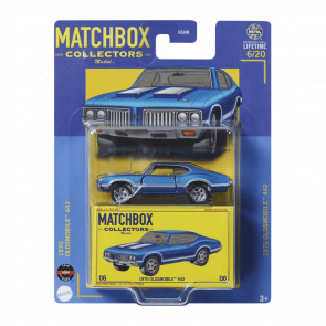 Машинка Premium Matchbox 1970 Oldsmobile 442 Collectors 1:64 HVW12 Blue - Retromagaz