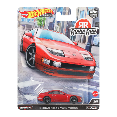 Машинка Premium Hot Wheels Nissan 300ZX Twin Turbo Ronin Run 1:64 HCK12 Red - Retromagaz