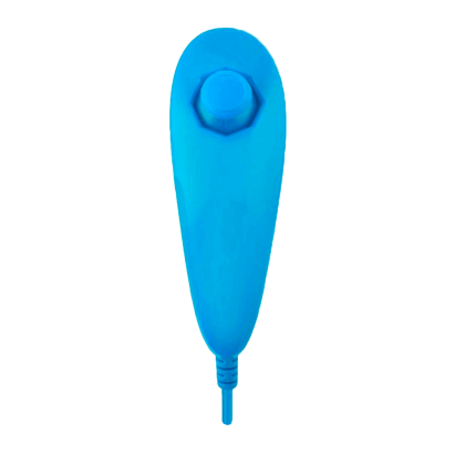 Контролер Дротовий Nintendo Wii RVL-004 Nunchuk Blue 1m Б/У - Retromagaz