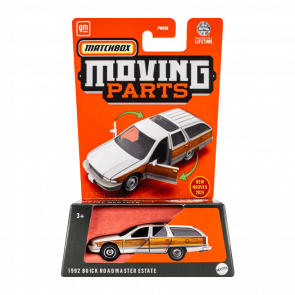 Тематическая Машинка Matchbox 1992 Buick Roadmaster Estate Moving Parts 1:64 FWD28/HVM86 White - Retromagaz