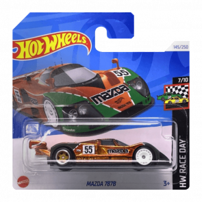 Машинка Базовая Hot Wheels Mazda 787B Super Treasure Hunt STH Race Day 1:64 HTF39 Orange