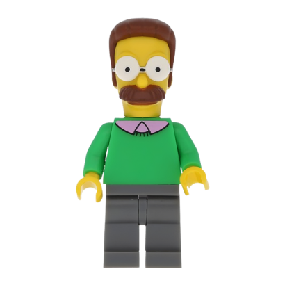 Фігурка Lego The Simpsons Ned Flanders Cartoons sim013 Б/У - Retromagaz