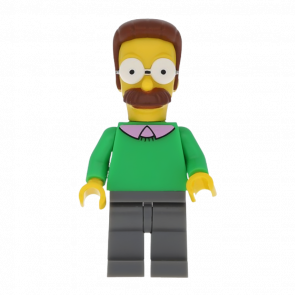 Фигурка Lego The Simpsons Ned Flanders Cartoons sim013 Б/У - Retromagaz