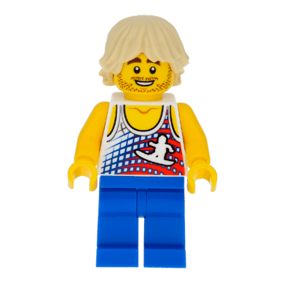 Фигурка Lego People 973pb0997 Strong Man Challenger City twn200 Б/У - Retromagaz