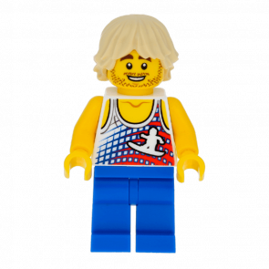 Фигурка Lego People 973pb0997 Strong Man Challenger City twn200 Б/У - Retromagaz