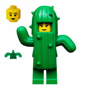 Фигурка Lego Series 18 Cactus Girl Collectible Minifigures col322 Б/У