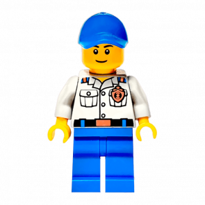 Фигурка Lego Coast Guard 973pb1436 Crew Member City cty0424 Б/У