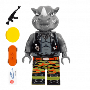 Фигурка RMC Teenage Mutant Ninja Turtles Rocksteady Cartoons tnmtr008 Новый