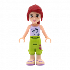 Фигурка Lego Girl Mia Lime Cropped Trousers Friends frnd059 1 Б/У