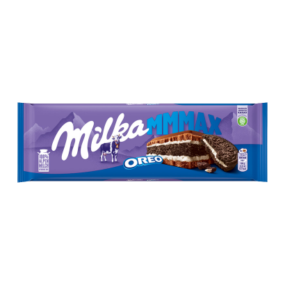 Шоколад Молочный Milka с Кусочками Печенья Орео 300g - Retromagaz