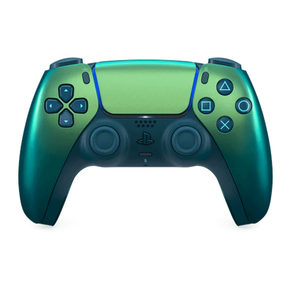 Геймпад Беспроводной Sony PlayStation 5 DualSense Chrome Teal Новый - Retromagaz