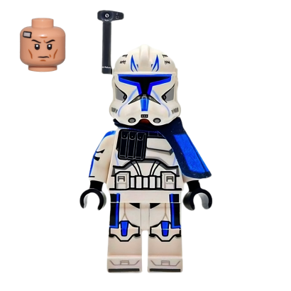 Фігурка Lego Республіка Clone Trooper Captain Rex 501st Legion Phase 2 Star Wars sw1315 Б/У - Retromagaz