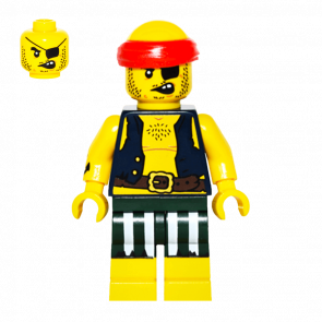 Фігурка Lego Series 16 Scallywag Pirate Collectible Minifigures col252 1 Б/У