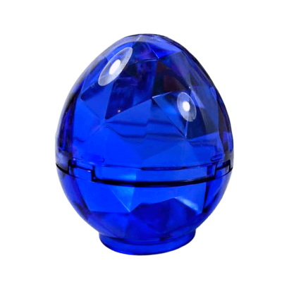 Ємність Lego Faceted Dragon Egg 4 x 4 x 3.3 24130c01 6135216 24132 6135218 Trans-Purple Б/У - Retromagaz