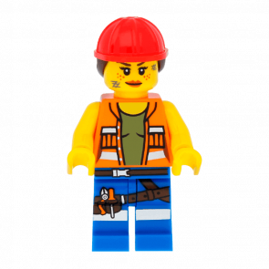 Фигурка Lego The Lego Movie Gail the Construction Worker Cartoons tlm009 Б/У - Retromagaz