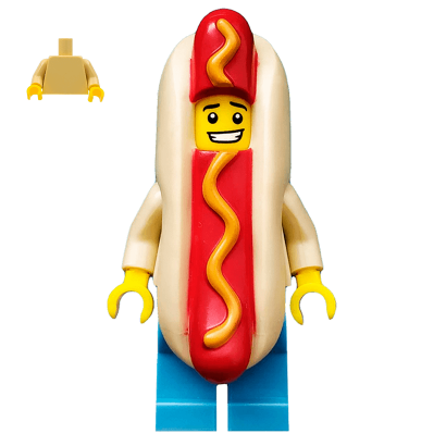 Фигурка Lego Series 13 Hot Dog Man Collectible Minifigures col208 1 Б/У - Retromagaz