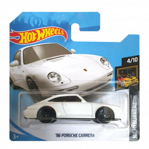 Машинка Базова Hot Wheels '96 Porsche Carrera Nightburnerz 1:64 FYB71 White - Retromagaz