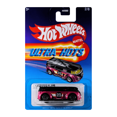 Тематическая Машинка Hot Wheels Volkswagen T1-GTR Ultra Hots 1:64 JBY61 Pink - Retromagaz