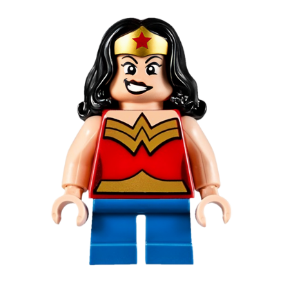 Фигурка Lego DC Wonder Woman Gold Tiara Short Legs Super Heroes sh0358 Б/У - Retromagaz