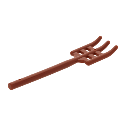 Госп. Інвентар Lego Pitchfork Type 2 Flat Bottom Soft Plastic 95345 4624905 6270119 Reddish Brown 2шт Б/У - Retromagaz