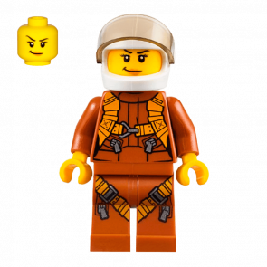 Фигурка Lego Jungle 973pb2755 Helicopter Pilot Female City cty0794 Б/У