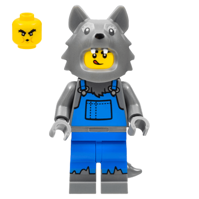 Фигурка Lego Series 23 Wolf Costume Collectible Minifigures col405 1 Б/У - Retromagaz