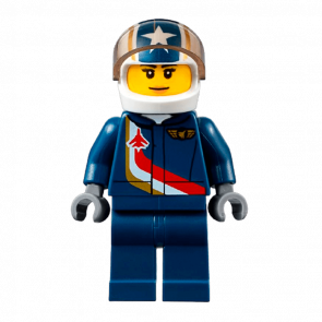 Фігурка Lego Airport 973pb2473 Jet Pilot Female City air052 Б/У