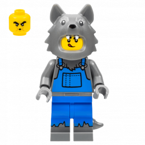 Фигурка Lego Series 23 Wolf Costume Collectible Minifigures col405 1 Б/У