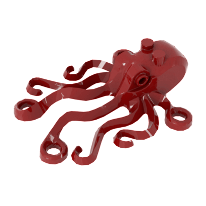 Фигурка Lego Вода Octopus Animals 6086 6447 4506995 6107178 Dark Red Б/У - Retromagaz