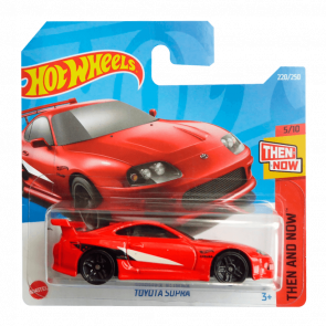 Машинка Базова Hot Wheels Toyota Supra Then and Now 1:64 HCV16 Red - Retromagaz