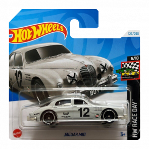 Машинка Базова Hot Wheels Jaguar Mk1 Race Day 1:64 HRY80 Grey - Retromagaz