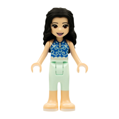 Фигурка Lego Girl Emma Light Aqua Trousers Friends frnd382a 1 Б/У - Retromagaz