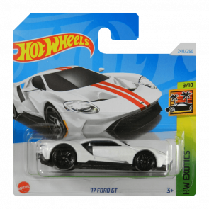 Машинка Базовая Hot Wheels '17 Ford GT Exotics 1:64 HTC26 White