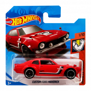 Машинка Базова Hot Wheels Custom Ford Maverick Muscle Mania 1:64 FYD05 Red - Retromagaz