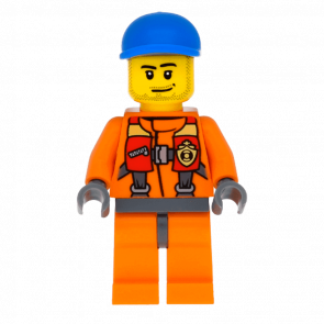 Фигурка Lego Coast Guard 973pb1437 Rescuer City cty0409 Б/У