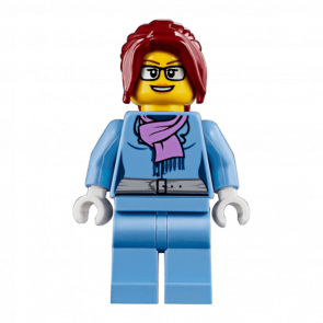 Фігурка Lego People 973pb0962 Winter Vacationer Female City twn317 1 Б/У