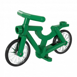 Транспорт Lego Велосипед 1-Piece Wheels 4719c02 4592277 4622574 6163986 Green Б/У - Retromagaz