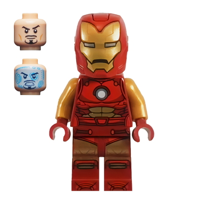 Фігурка Lego Marvel Iron Man Dark Red Gold Armor Super Heroes sh1008 Б/У - Retromagaz